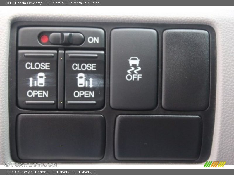 Celestial Blue Metallic / Beige 2012 Honda Odyssey EX
