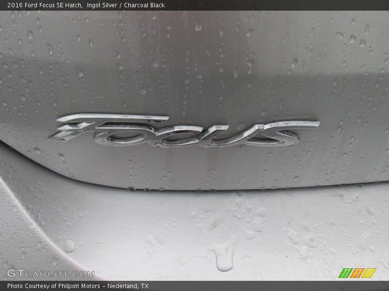 Ingot Silver / Charcoal Black 2016 Ford Focus SE Hatch