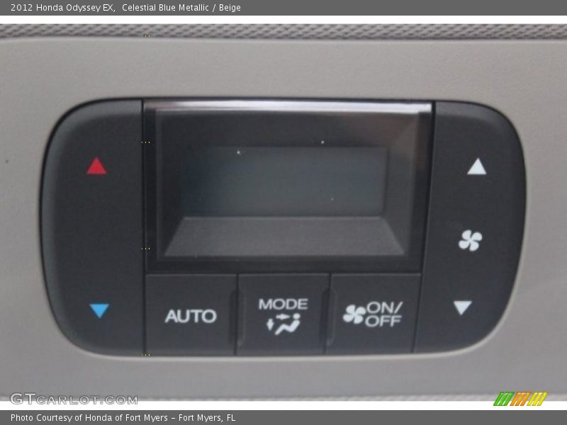 Celestial Blue Metallic / Beige 2012 Honda Odyssey EX