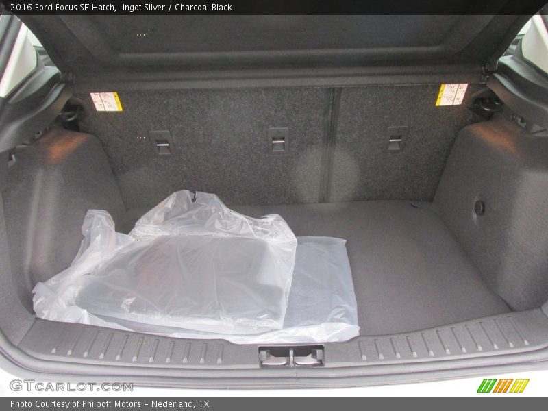 Ingot Silver / Charcoal Black 2016 Ford Focus SE Hatch
