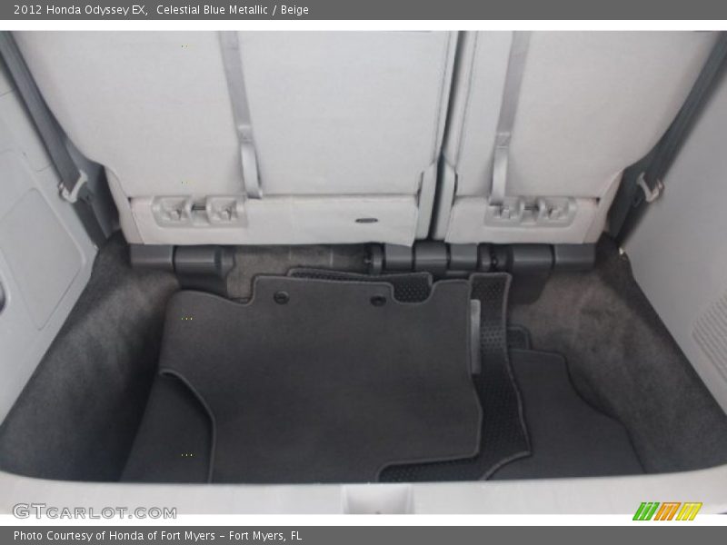 Celestial Blue Metallic / Beige 2012 Honda Odyssey EX
