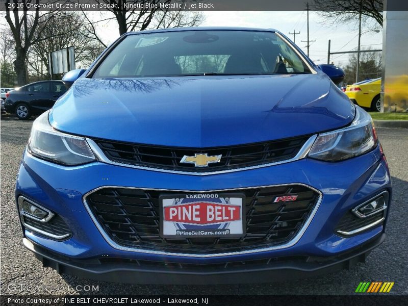 Kinetic Blue Metallic / Jet Black 2016 Chevrolet Cruze Premier Sedan