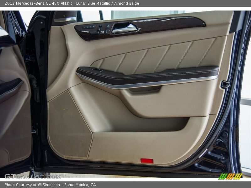 Lunar Blue Metallic / Almond Beige 2013 Mercedes-Benz GL 450 4Matic
