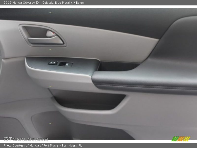 Celestial Blue Metallic / Beige 2012 Honda Odyssey EX