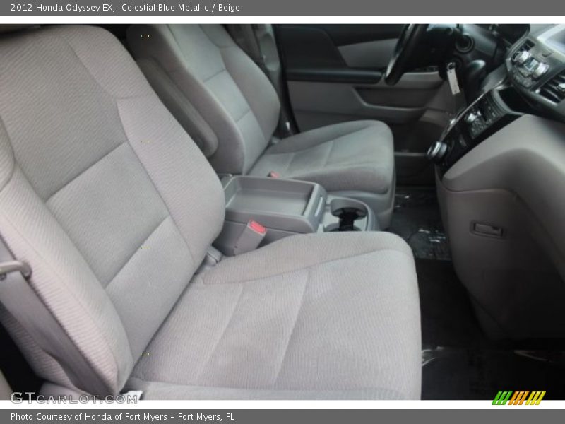 Celestial Blue Metallic / Beige 2012 Honda Odyssey EX