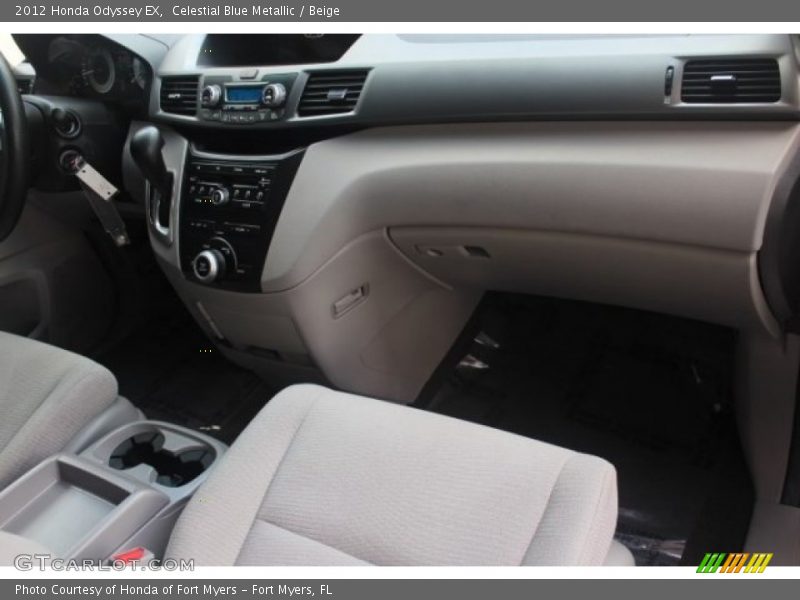 Celestial Blue Metallic / Beige 2012 Honda Odyssey EX