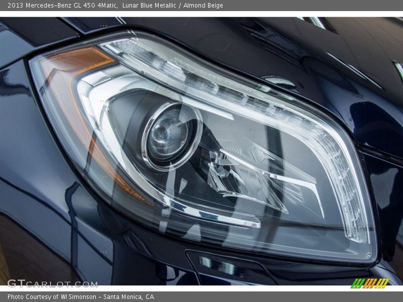 Lunar Blue Metallic / Almond Beige 2013 Mercedes-Benz GL 450 4Matic