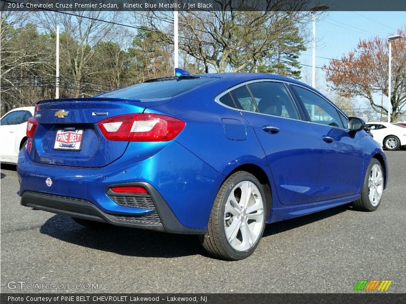 Kinetic Blue Metallic / Jet Black 2016 Chevrolet Cruze Premier Sedan