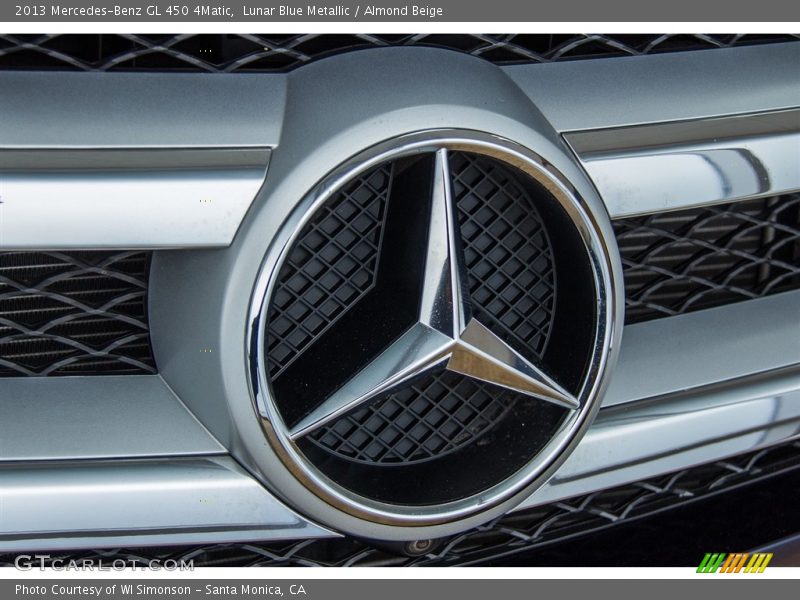 Lunar Blue Metallic / Almond Beige 2013 Mercedes-Benz GL 450 4Matic