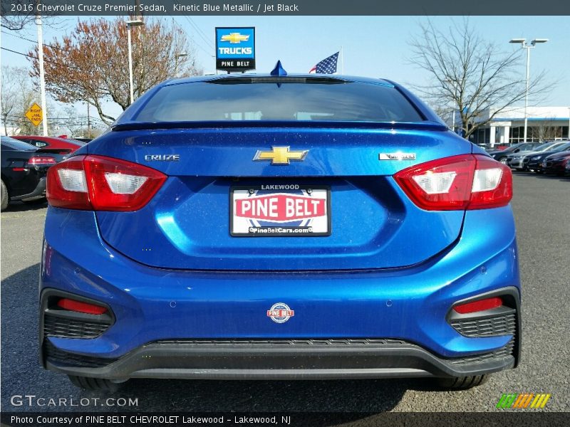 Kinetic Blue Metallic / Jet Black 2016 Chevrolet Cruze Premier Sedan