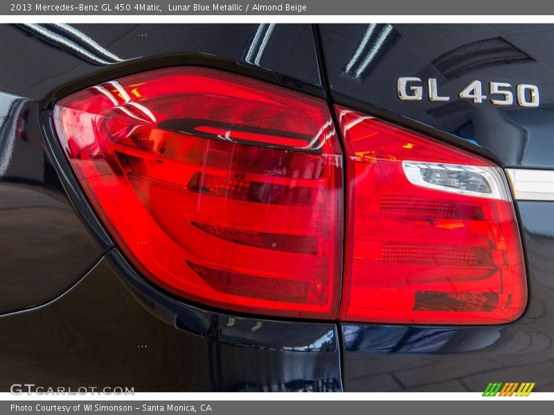 Lunar Blue Metallic / Almond Beige 2013 Mercedes-Benz GL 450 4Matic