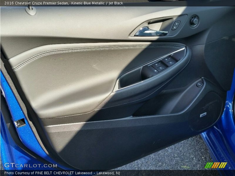 Kinetic Blue Metallic / Jet Black 2016 Chevrolet Cruze Premier Sedan