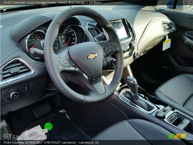 Kinetic Blue Metallic / Jet Black 2016 Chevrolet Cruze Premier Sedan