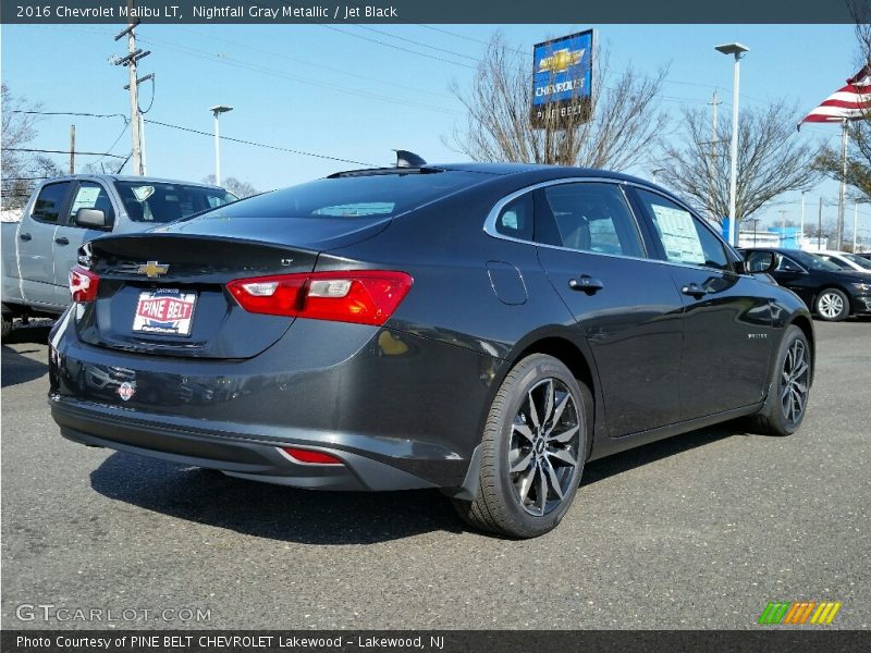 Nightfall Gray Metallic / Jet Black 2016 Chevrolet Malibu LT
