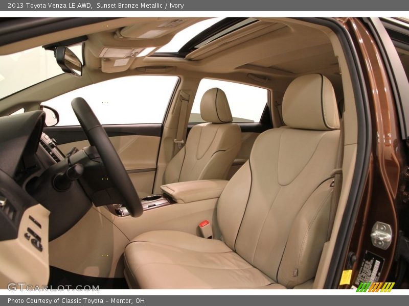 Sunset Bronze Metallic / Ivory 2013 Toyota Venza LE AWD
