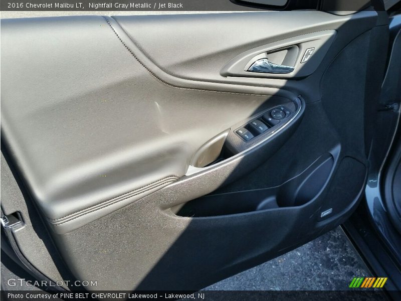 Nightfall Gray Metallic / Jet Black 2016 Chevrolet Malibu LT