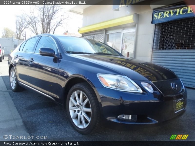 Quartz Shadow Metallic / Black 2007 Lexus GS 350 AWD