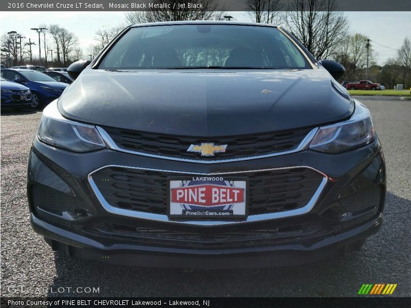Mosaic Black Metallic / Jet Black 2016 Chevrolet Cruze LT Sedan