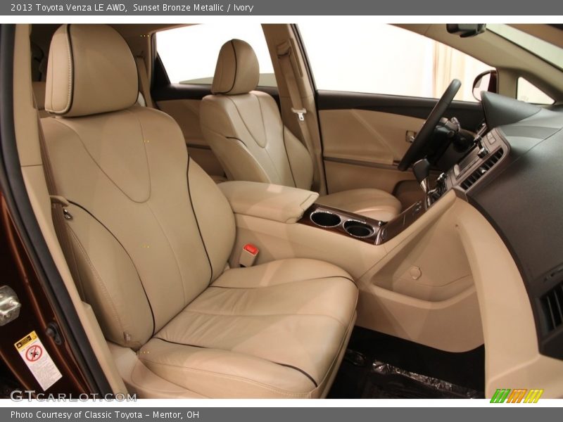 Sunset Bronze Metallic / Ivory 2013 Toyota Venza LE AWD