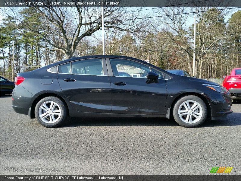 Mosaic Black Metallic / Jet Black 2016 Chevrolet Cruze LT Sedan