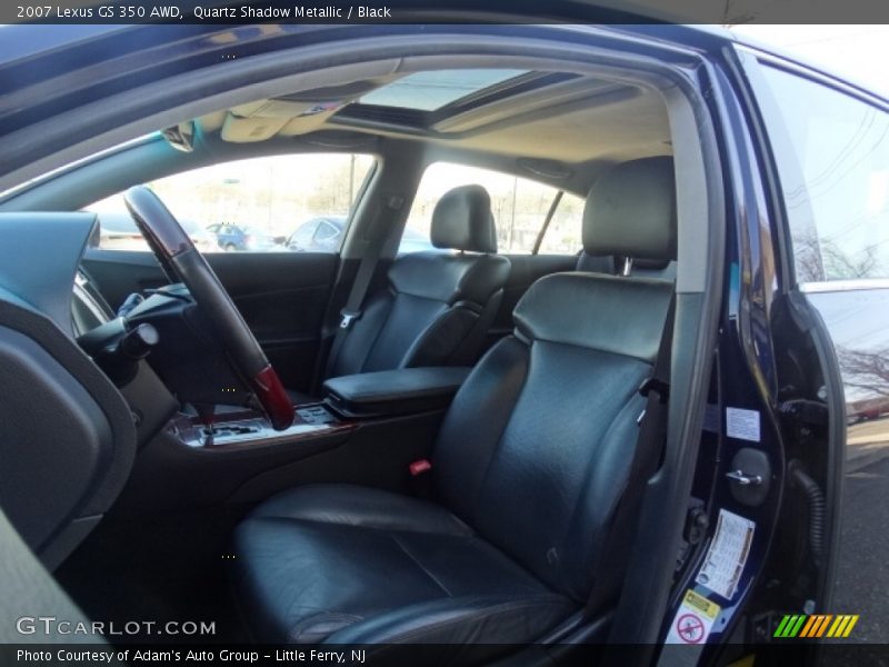 Quartz Shadow Metallic / Black 2007 Lexus GS 350 AWD