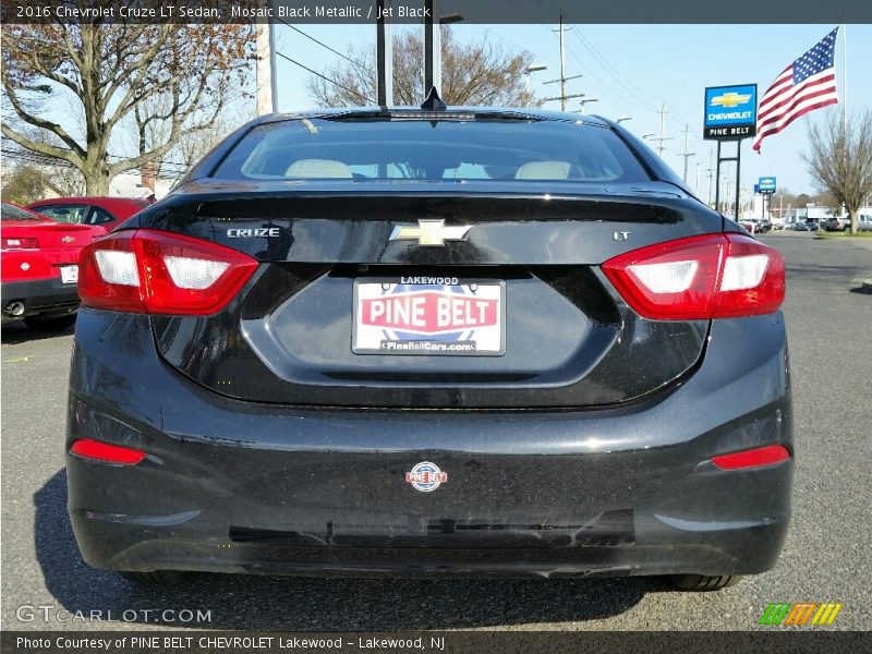 Mosaic Black Metallic / Jet Black 2016 Chevrolet Cruze LT Sedan