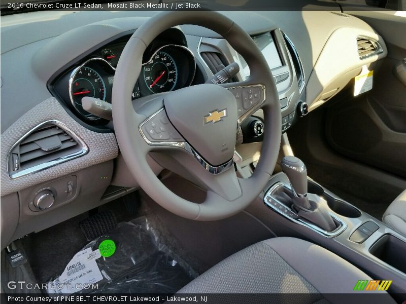 Mosaic Black Metallic / Jet Black 2016 Chevrolet Cruze LT Sedan