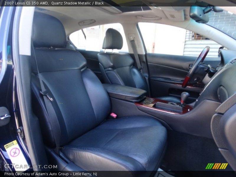 Quartz Shadow Metallic / Black 2007 Lexus GS 350 AWD