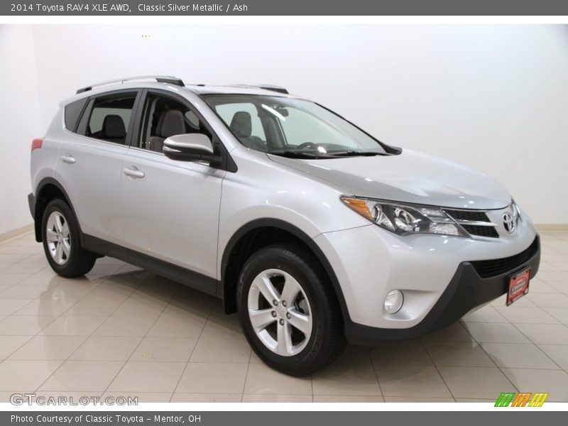 Classic Silver Metallic / Ash 2014 Toyota RAV4 XLE AWD