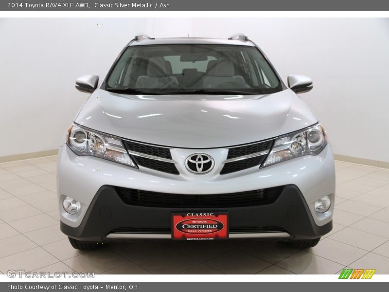 Classic Silver Metallic / Ash 2014 Toyota RAV4 XLE AWD