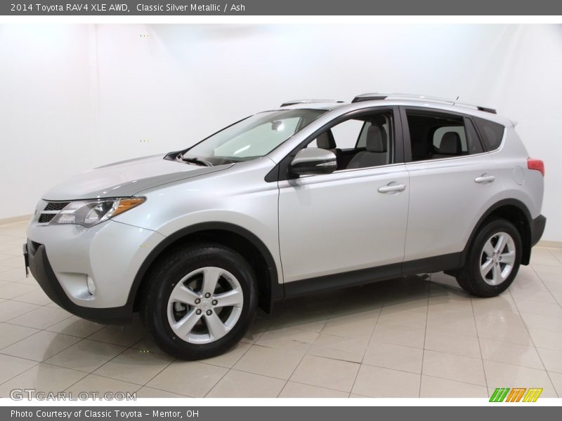 Classic Silver Metallic / Ash 2014 Toyota RAV4 XLE AWD
