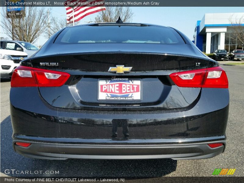 Mosaic Black Metallic / Dark Atmosphere/Medium Ash Gray 2016 Chevrolet Malibu LT