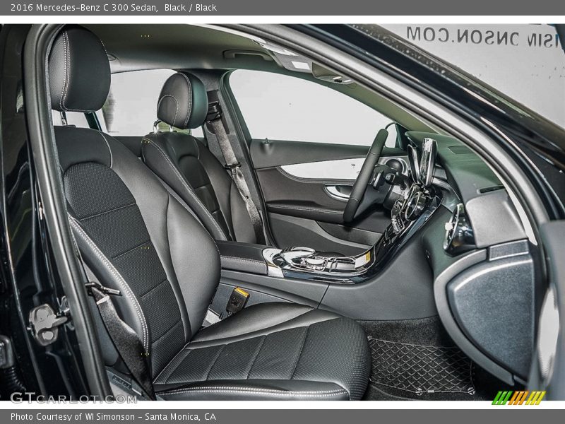 Black / Black 2016 Mercedes-Benz C 300 Sedan