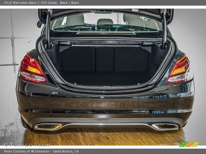 Black / Black 2016 Mercedes-Benz C 300 Sedan