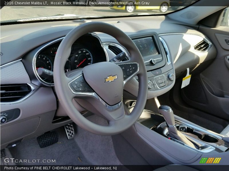 Mosaic Black Metallic / Dark Atmosphere/Medium Ash Gray 2016 Chevrolet Malibu LT