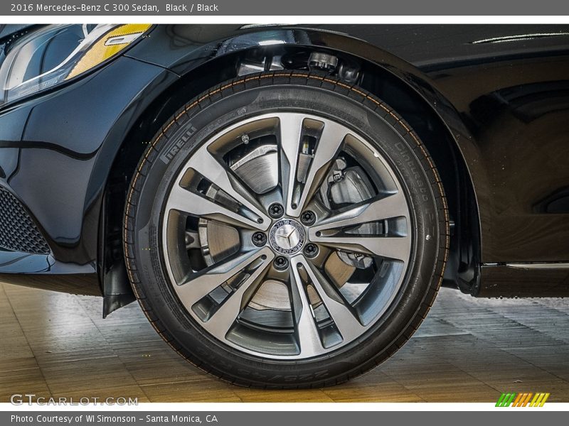 Black / Black 2016 Mercedes-Benz C 300 Sedan