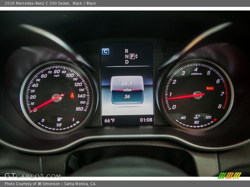 Black / Black 2016 Mercedes-Benz C 300 Sedan