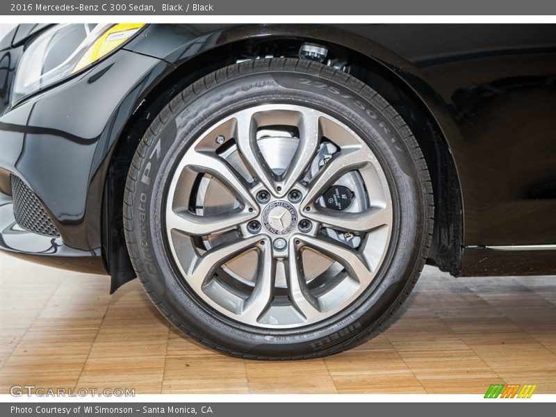 Black / Black 2016 Mercedes-Benz C 300 Sedan