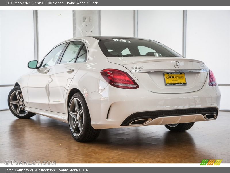 Polar White / Black 2016 Mercedes-Benz C 300 Sedan