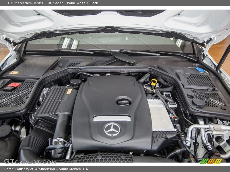 Polar White / Black 2016 Mercedes-Benz C 300 Sedan