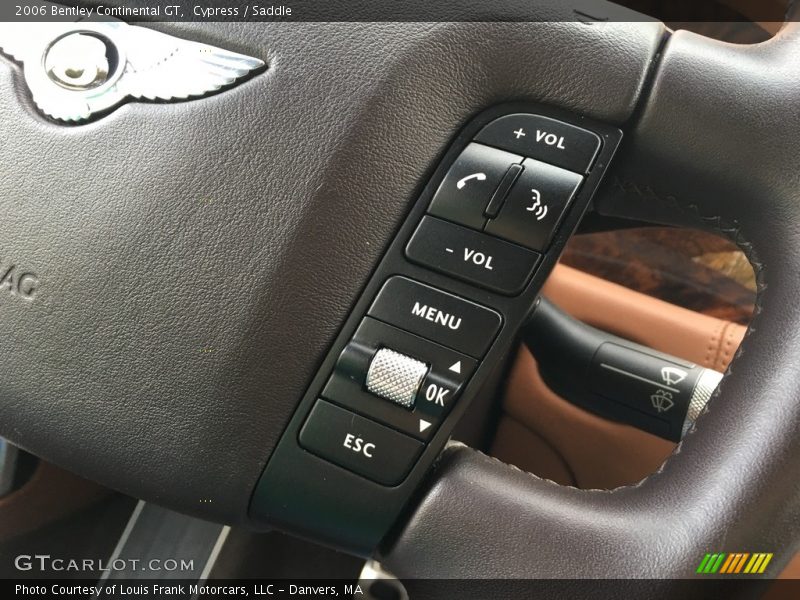 Controls of 2006 Continental GT 