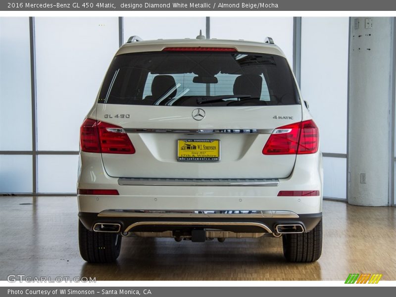 designo Diamond White Metallic / Almond Beige/Mocha 2016 Mercedes-Benz GL 450 4Matic
