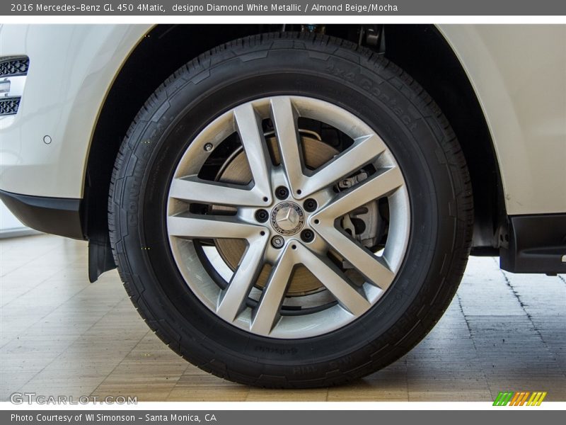 designo Diamond White Metallic / Almond Beige/Mocha 2016 Mercedes-Benz GL 450 4Matic