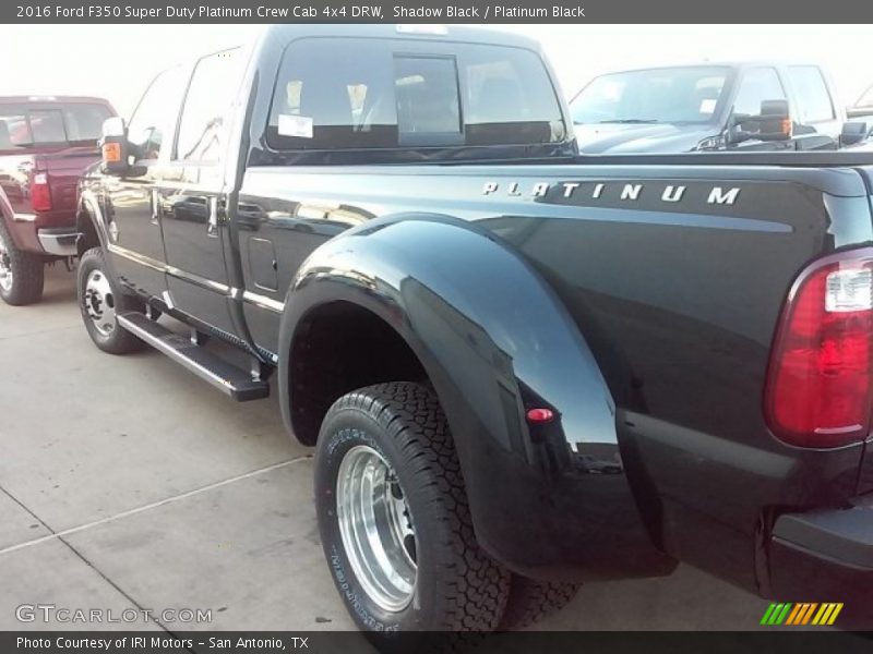 Shadow Black / Platinum Black 2016 Ford F350 Super Duty Platinum Crew Cab 4x4 DRW