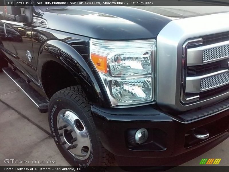 Shadow Black / Platinum Black 2016 Ford F350 Super Duty Platinum Crew Cab 4x4 DRW