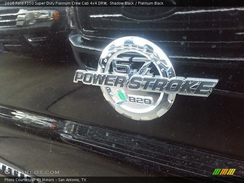 Shadow Black / Platinum Black 2016 Ford F350 Super Duty Platinum Crew Cab 4x4 DRW