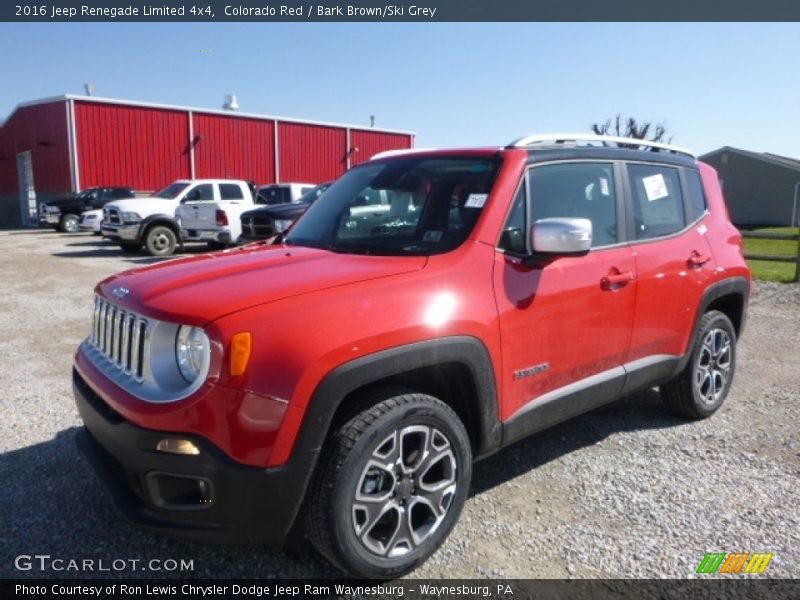 Colorado Red / Bark Brown/Ski Grey 2016 Jeep Renegade Limited 4x4