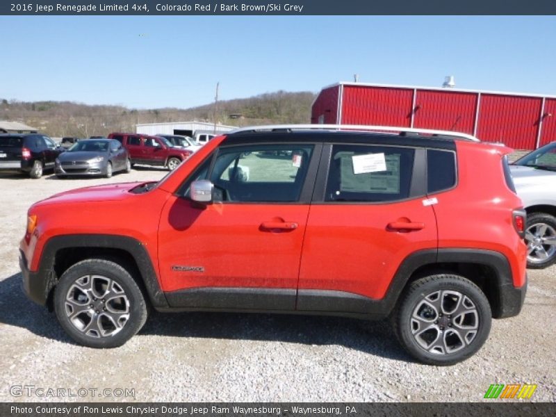 Colorado Red / Bark Brown/Ski Grey 2016 Jeep Renegade Limited 4x4