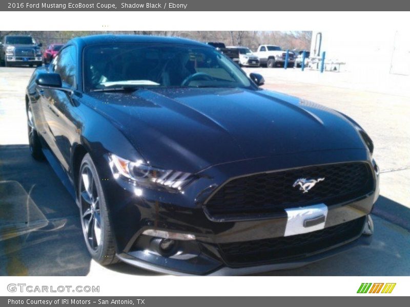 Shadow Black / Ebony 2016 Ford Mustang EcoBoost Coupe