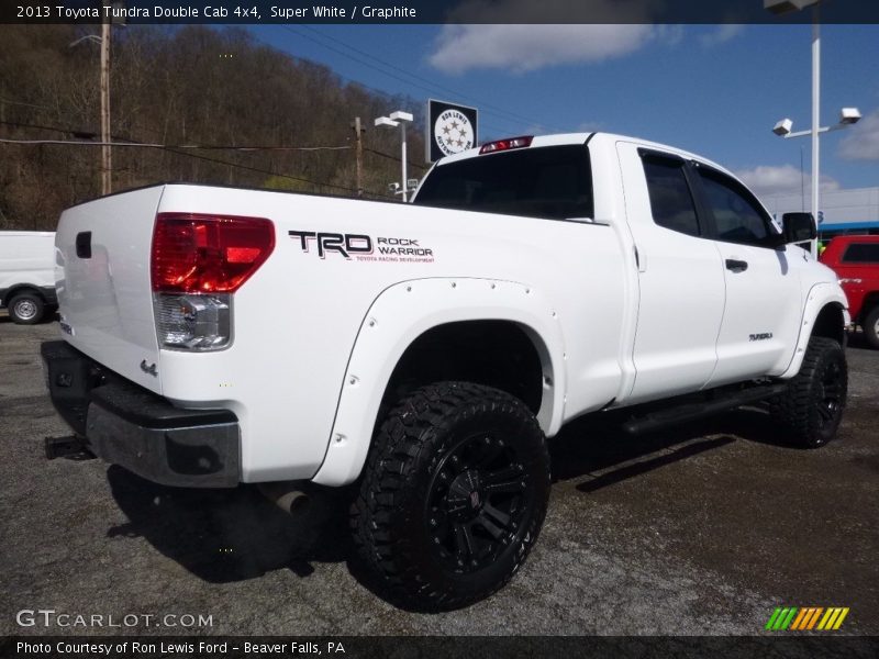 Super White / Graphite 2013 Toyota Tundra Double Cab 4x4